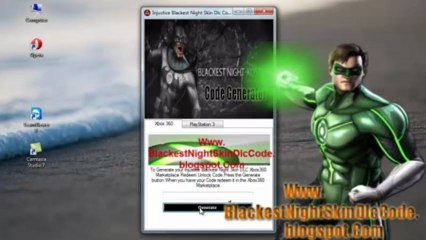 Injustice Blackest Night Skin Dlc Code Free Download Xbox 360 - PS3