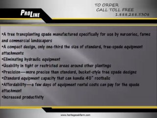 Skidsteer Tree Spade Attachment Designed For Nurseries & Landscapers