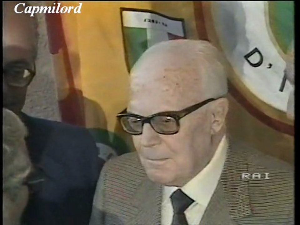Sandro Pertini intervistato da Beppe Berti