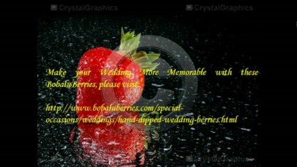 Preparing the Wedding Dress Strawberries