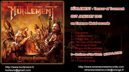 Hürlement - Brothers of the Watch (2013 - Emanes Metal records)