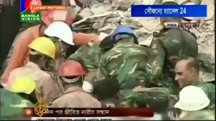 Survivor found in Bangladesh building collapse rubble
