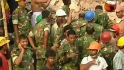 Bangladesh woman pulled from factory rubble after 17 days