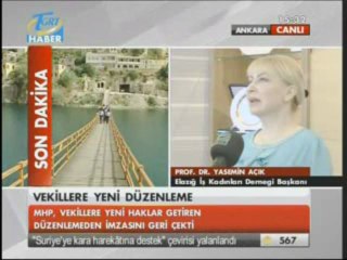 YASEMİN AÇIK TGRT NIN KONUGU