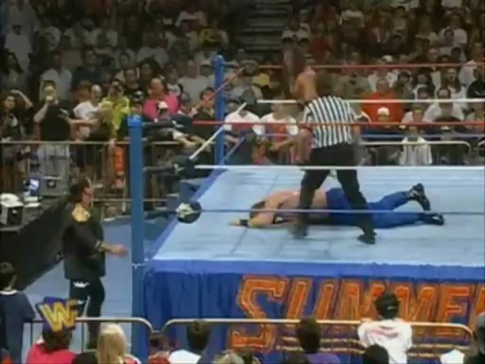 Bret Hart vs Kane RARE