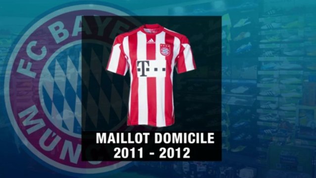 Les 10 derniers maillots domicile du Bayern Munich !
