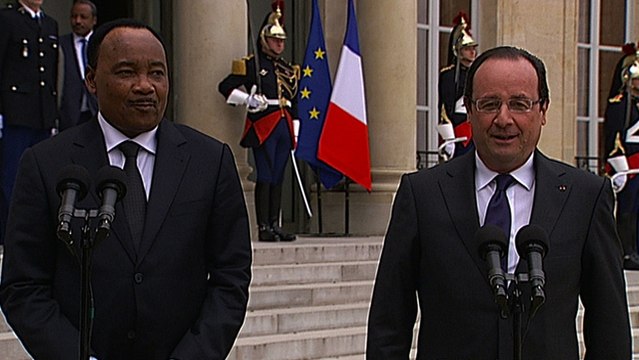 Point de presse avec M. Mahamadou ISSOUFOU, président de la République du Niger