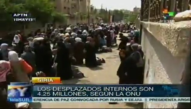 Más de 4 millones de desplazados internos en Siria: ONU