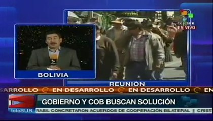 Gobierno de Bolivia y COB restablecen negociaciones