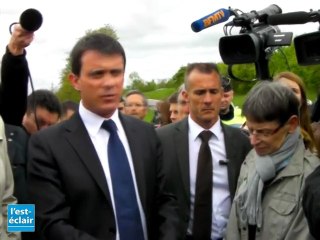 Inondations : Manuel Valls face aux habitants de Buchères