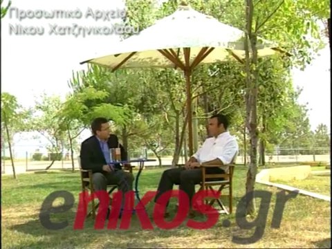 Ο Νίκος Γκάλης στην εκπομπή του Νίκου Χατζηνικολάου Ενώπιος Ενωπίω