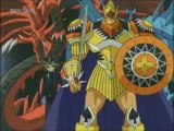 Yu-Gi-Oh Yugi summoning the egyptian gods