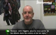 John Higgins en interview pour PlaneteBD.com