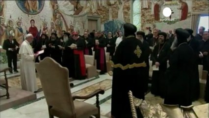 Papa Francesco riceve il capo della Chiesta copta egiziana