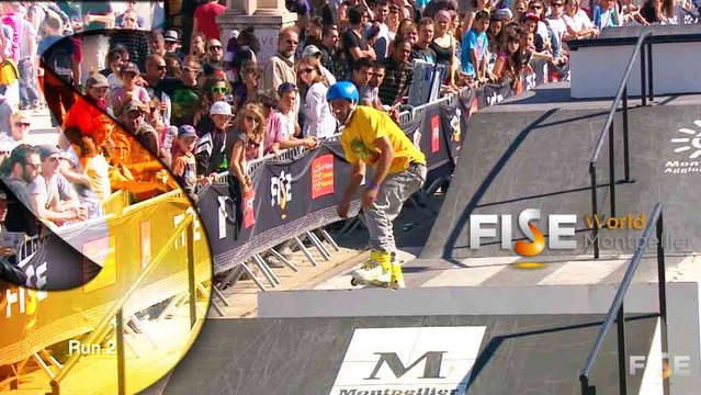 Alfano Stephane - 1st place Qualif Roller Splopestyle Pro - FISE World Montpellier 2013