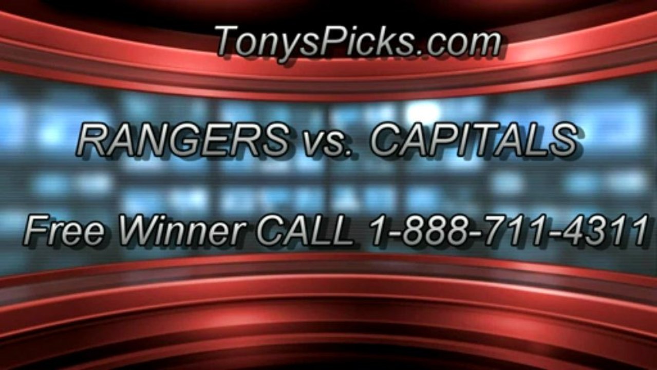 New York Rangers versus Washington Capitals Pick Prediction NHL Playoff Game 5 Odds Preview 5-10-2013