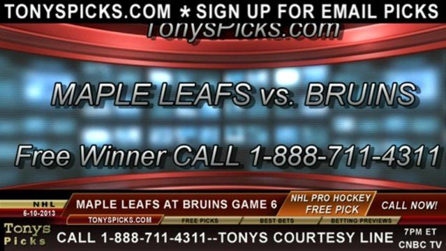 Toronto Maple Leafs versus Boston Bruins Pick Prediction Playoff Game 5 Odds Preview 5-10-2013