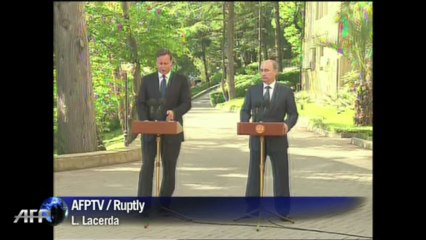 Líderes russos conversam sobre conflito na Síria