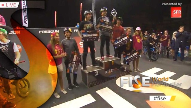 Podium - Finale BMX Freegun Air Spine Contest Pro - FR - FISE World Montpellier 2013