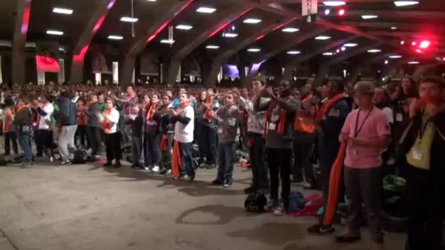 Pélé Lourdes 2013 - Veillée