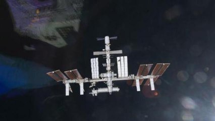 Space station cooling system leaking