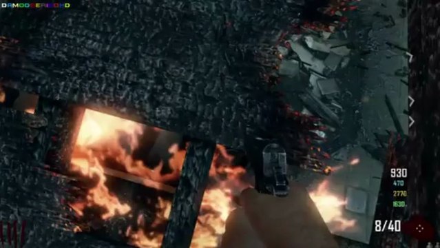 Black Ops 2 Zombie Glitches: Nuketown Zombies - On Top Of Roof Knife Lunge! AFTER PATCH *NEW*