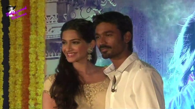 Sonam Kapoor & Dhanush at Raanjhanaa Ka Lallan Top function