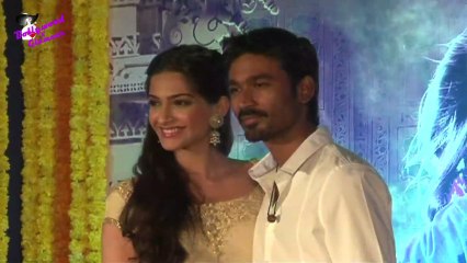 Sonam Kapoor & Dhanush at Raanjhanaa Ka Lallan Top function