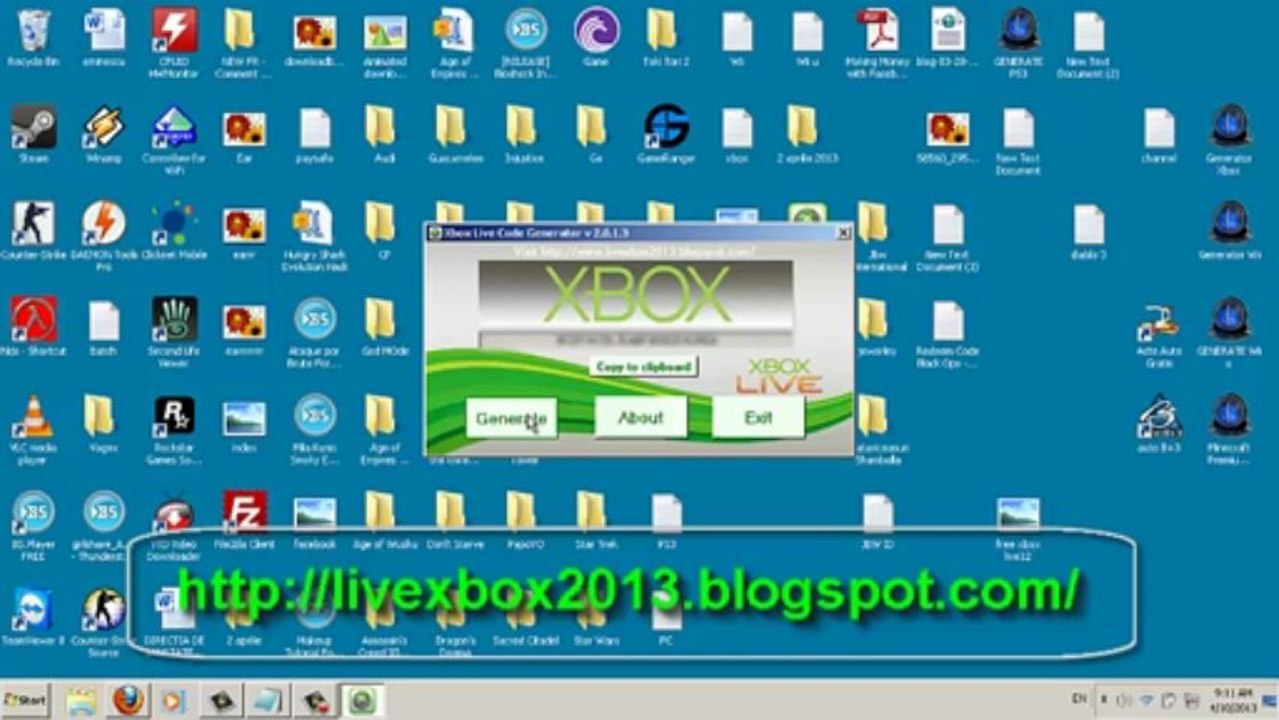 [RELEASE] Xbox Live Gold Code Generator 2013 [Mediafire Download][TESTED&WORKING 100&]
