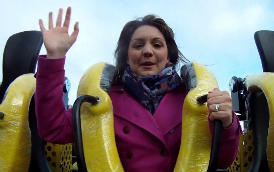 The Smiler à Alton Towers – Onride avec Laura Tobin