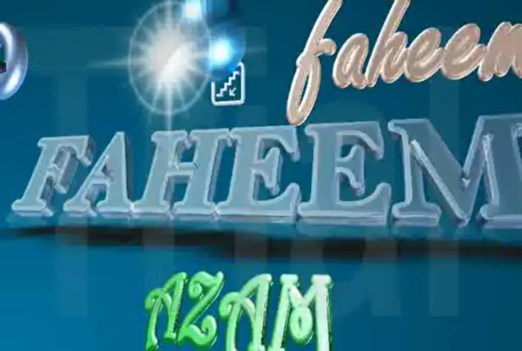 Faheem Azam(Title)