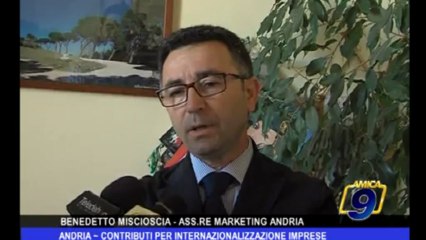 Andria | Cotributi per internazionalizzazione imprese