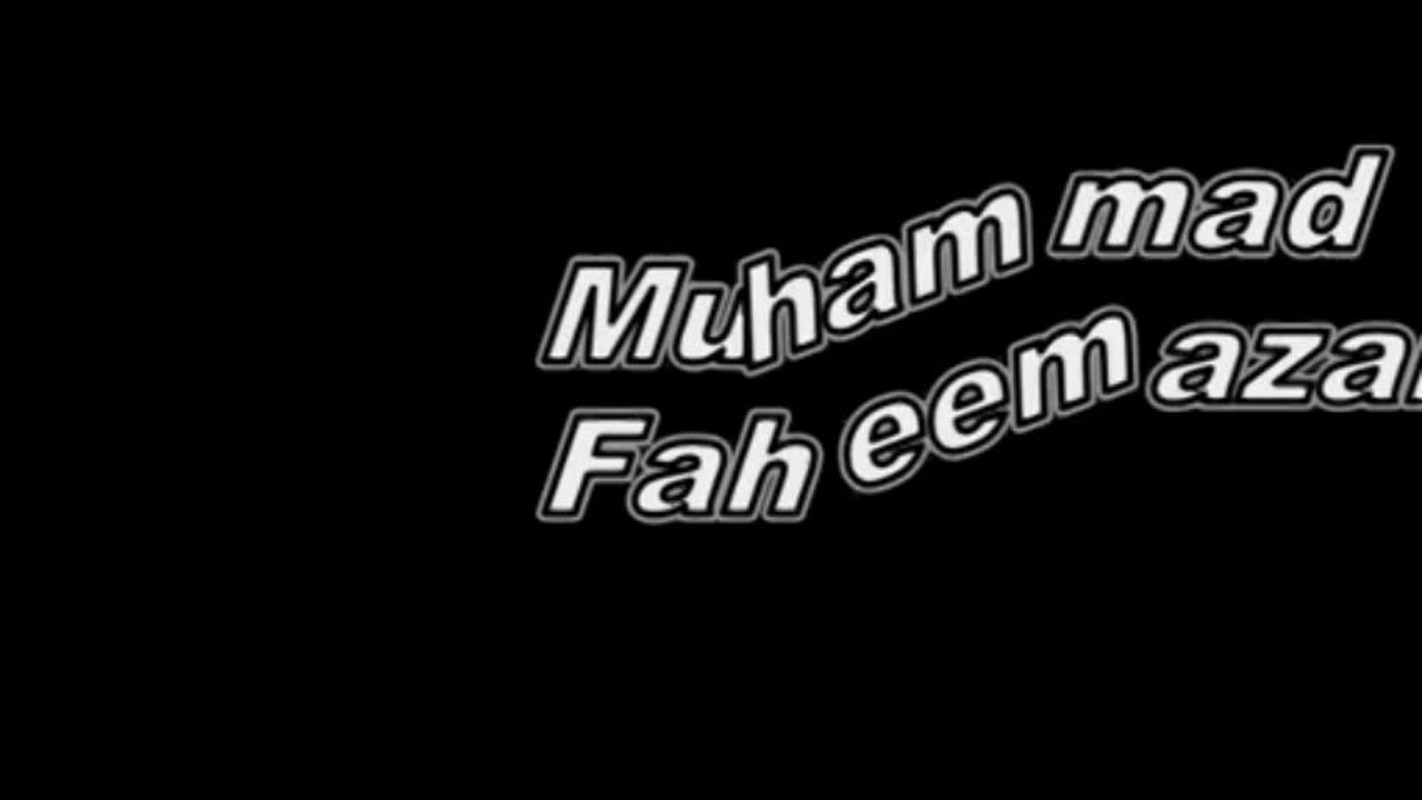 Faheem Azam (Title)