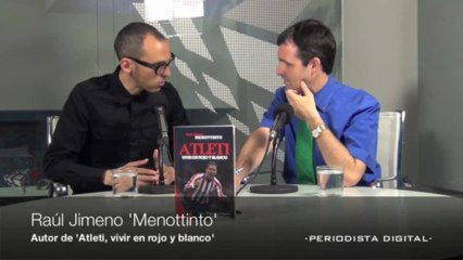 Raúl Jimeno Menottinto, autor de 'Atleti, vivir en rojo y blanco'. 10-5-2013