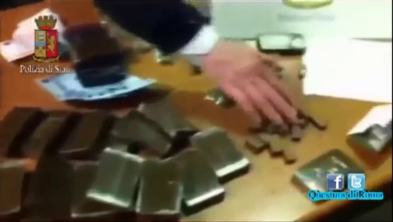 Roma - Armi e droga a Tor Sapienza. Arrestato un 36nne italiano (10.05.13)