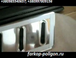 Накладки на задний бампер производства Полигон авто