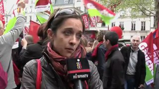 Franceses protestan contra politicas de Hollande(010513)2