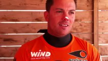 Défi Wind 2013 - Interview de Nicolas Warembourg après sa 2ème place sur la manche n°3