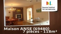A vendre - Maison/villa - ANSE (69480) - 7 pièces - 118m²