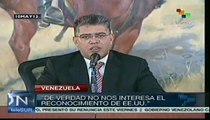 Venezuela defiende soberanía ante critica de gobierno de EE.UU.
