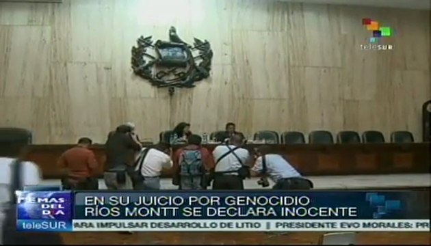 Se espera sentencia en juicio por genocidio contra Ríos Montt