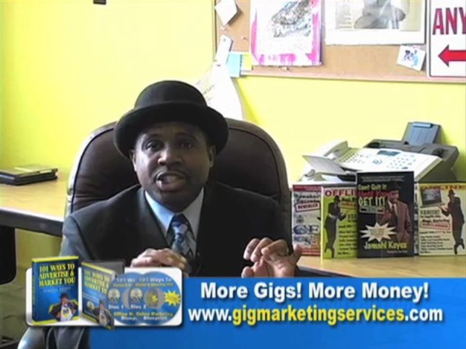 Get gigs Tip, for speaking or entertainment services.