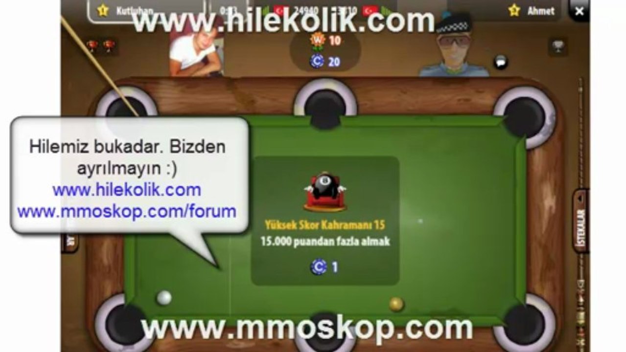 Pool Live Tour Sonsuz Hile - www.hilekolik.com