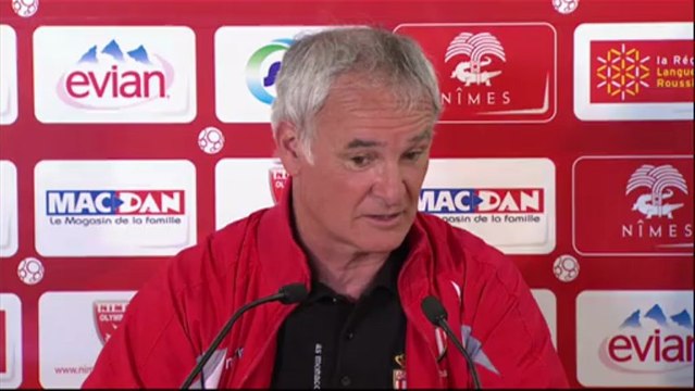 Conférence de presse Nîmes Olympique - AS Monaco FC : Victor ZVUNKA (NIMES) - Claudio RANIERI (ASM) - saison 2012/2013