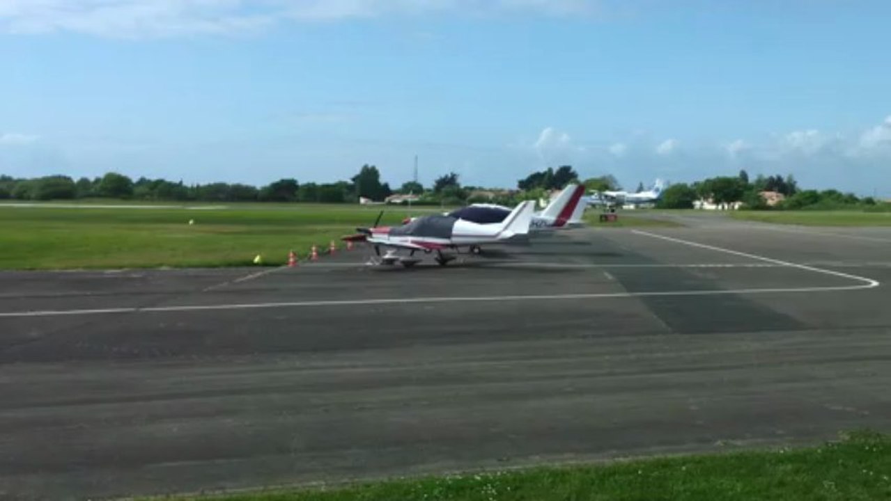 Décollage CESSNA 208 CARAVAN aux Sables d'Olonne