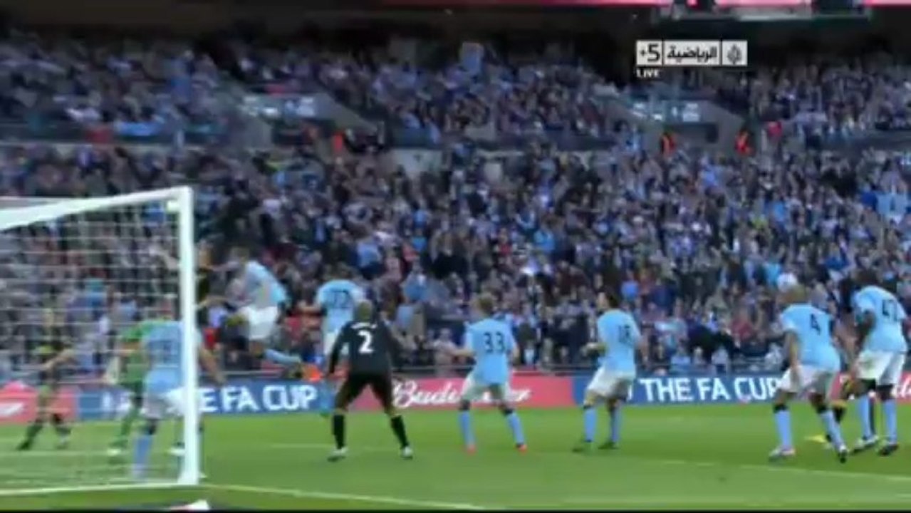 مانشستر سيتي 0-1 ويجان أثليتيك - هدف بن واتسون بتعليق سعيد الكعبي