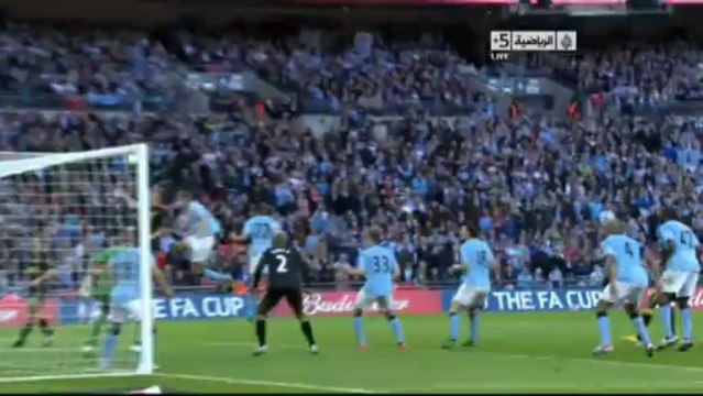 مانشستر سيتي 0-1 ويجان أثليتيك - هدف بن واتسون بتعليق سعيد الكعبي