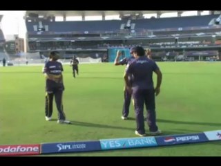 Kolkata Knight Riders in practice session