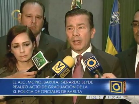 Alcaldía de Baruta gradúa a 64 nuevos funcionarios policiales que iniciarán sus labores este lunes