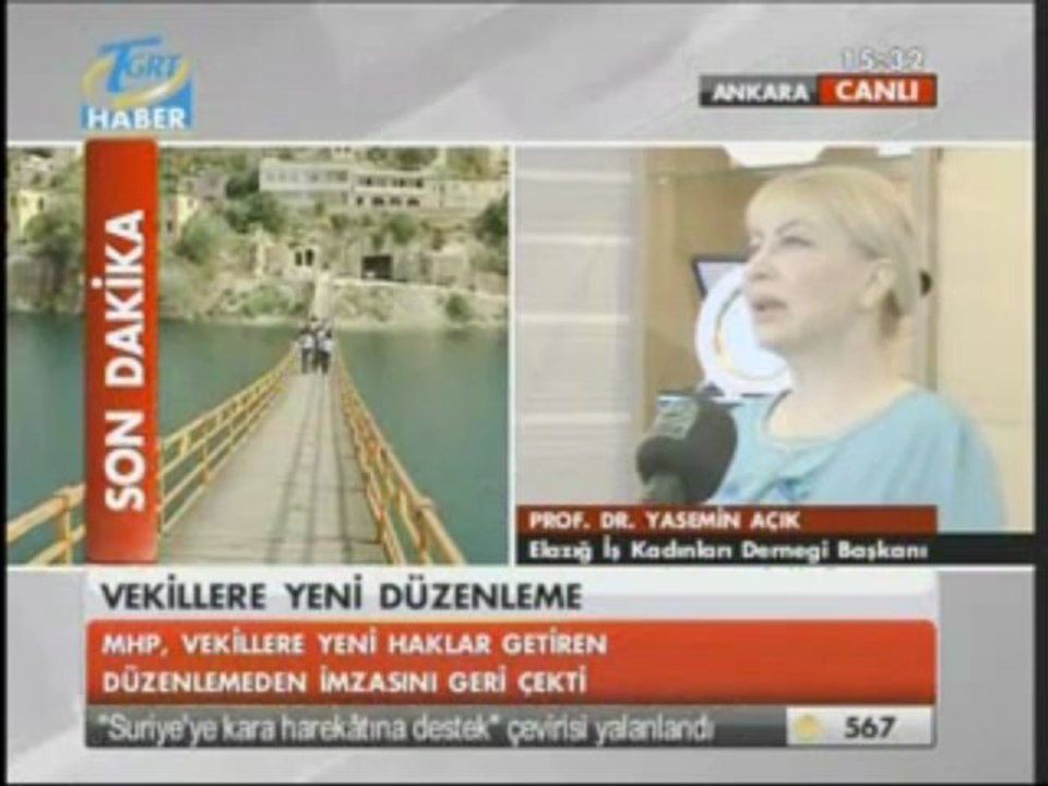 Prof. Dr. Yasemin Açık, TGRTHABER'e Konuk Oldu